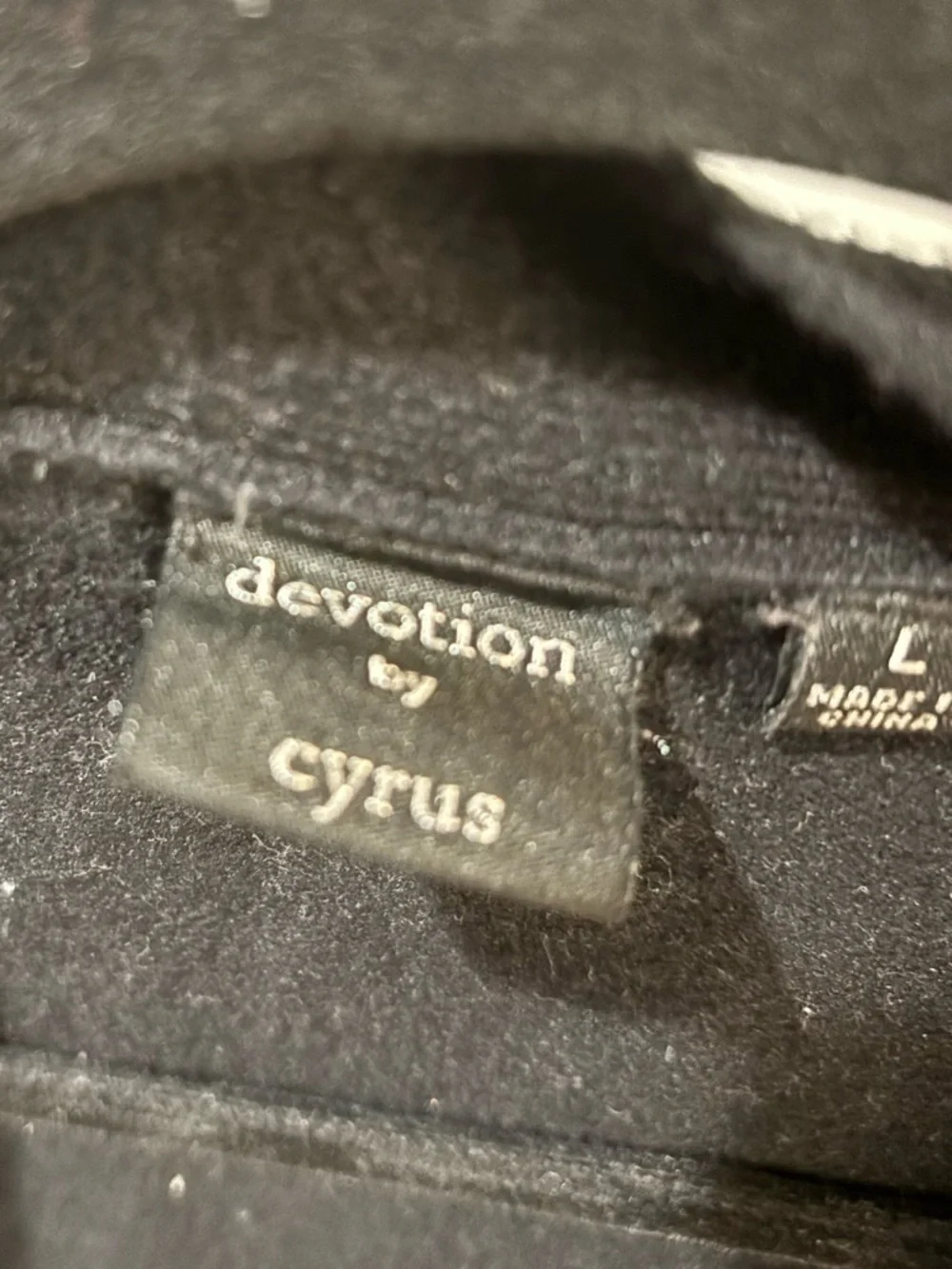 Devotion by Cyrus Black Open-Front Knit Cardigan size large